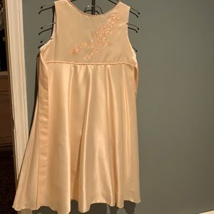 Girls dress- flower girl; communion; dressy- size 10- color:peach